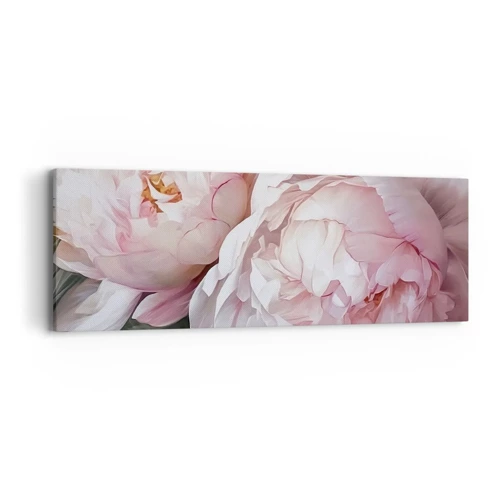 Cuadro sobre lienzo - Impresión de Imagen - En flor - 90x30 cm