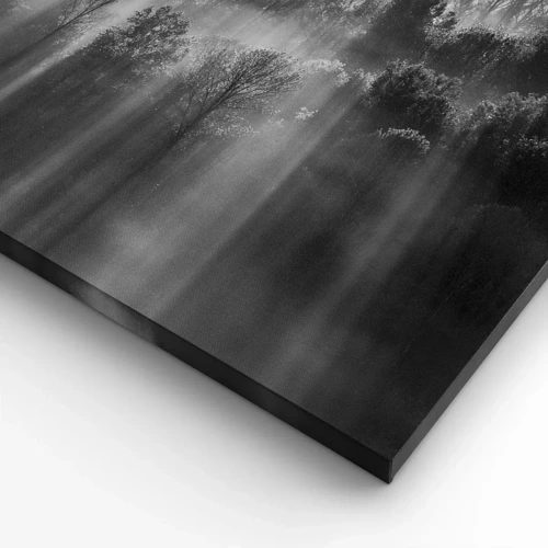Cuadro sobre lienzo - Impresión de Imagen - En los flujos de luz - 80x120 cm