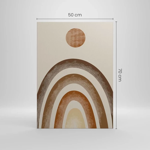 Cuadro sobre lienzo - Impresión de Imagen - En otro mundo - 50x70 cm
