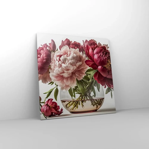 Cuadro sobre lienzo - Impresión de Imagen - En plena floración de la belleza - 70x70 cm