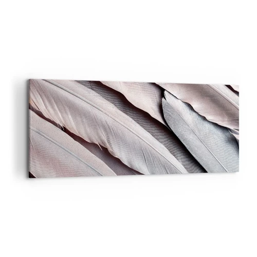 Cuadro sobre lienzo - Impresión de Imagen - En rosa plateado - 120x50 cm