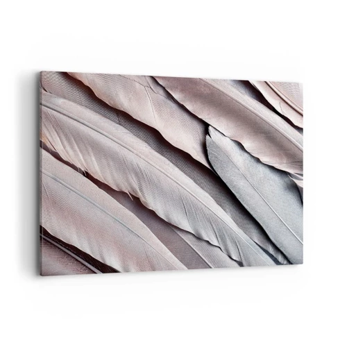 Cuadro sobre lienzo - Impresión de Imagen - En rosa plateado - 120x80 cm