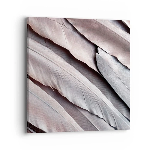 Cuadro sobre lienzo - Impresión de Imagen - En rosa plateado - 40x40 cm