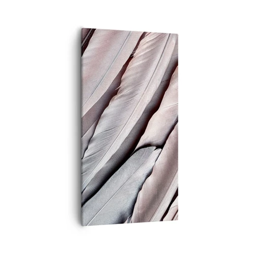 Cuadro sobre lienzo - Impresión de Imagen - En rosa plateado - 55x100 cm
