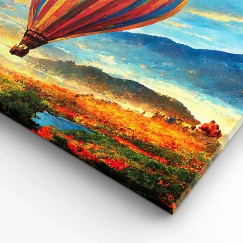 Cuadro sobre lienzo - Impresión de Imagen - En silencio se ve el horizonte - 50x70 cm