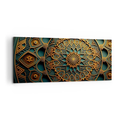 Cuadro sobre lienzo - Impresión de Imagen - En un clima árabe - 120x50 cm