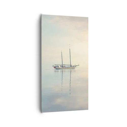 Cuadro sobre lienzo - Impresión de Imagen - En un mar de silencio - 65x120 cm