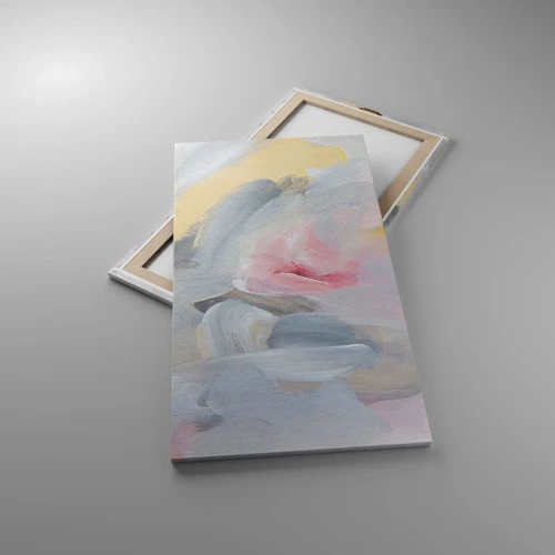Cuadro sobre lienzo - Impresión de Imagen - En un mundo de colores pastel - 55x100 cm