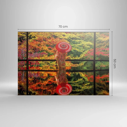 Cuadro sobre lienzo - Impresión de Imagen - En un templo de la naturaleza - 70x50 cm
