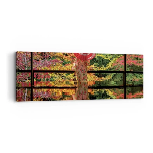 Cuadro sobre lienzo - Impresión de Imagen - En un templo de la naturaleza - 90x30 cm