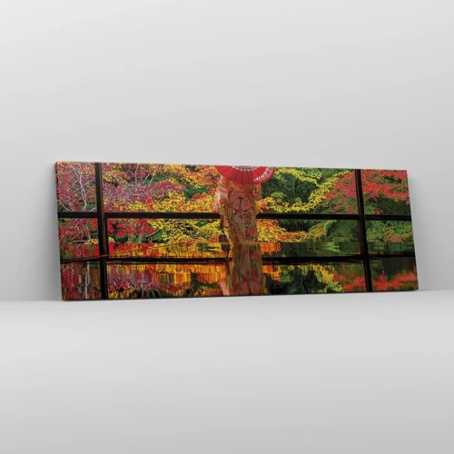 Cuadro sobre lienzo - Impresión de Imagen - En un templo de la naturaleza - 90x30 cm