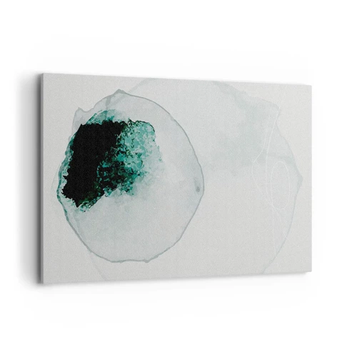 Cuadro sobre lienzo - Impresión de Imagen - En una gota de agua - 120x80 cm