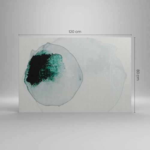 Cuadro sobre lienzo - Impresión de Imagen - En una gota de agua - 120x80 cm