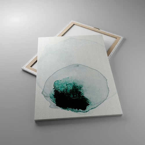 Cuadro sobre lienzo - Impresión de Imagen - En una gota de agua - 70x100 cm