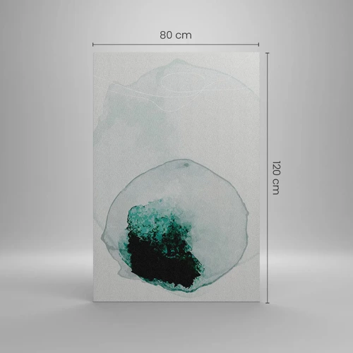 Cuadro sobre lienzo - Impresión de Imagen - En una gota de agua - 80x120 cm