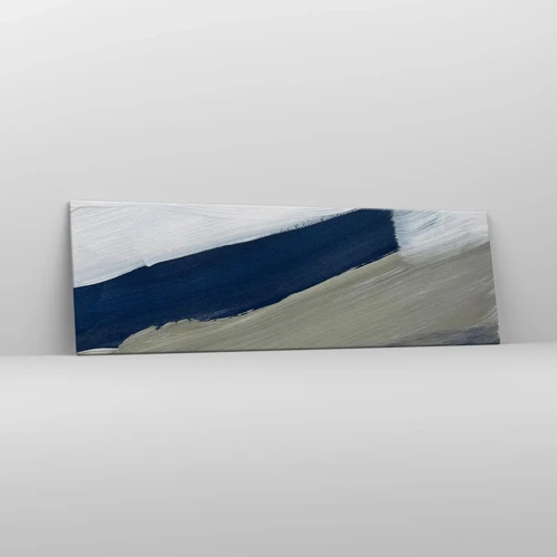 Cuadro sobre lienzo - Impresión de Imagen - Encuentro con el blanco - 160x50 cm