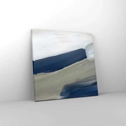 Cuadro sobre lienzo - Impresión de Imagen - Encuentro con el blanco - 30x30 cm