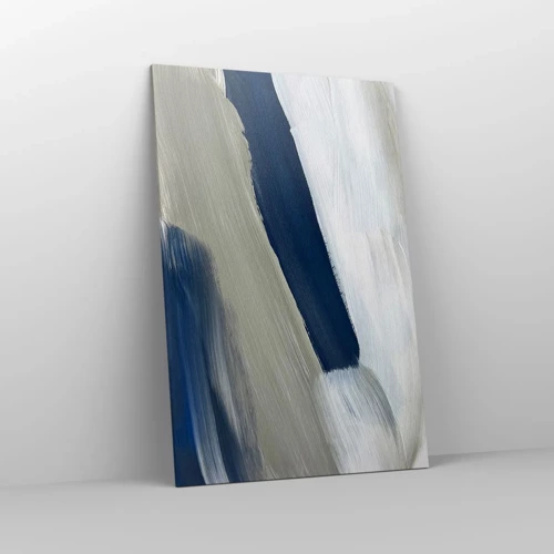 Cuadro sobre lienzo - Impresión de Imagen - Encuentro con el blanco - 80x120 cm