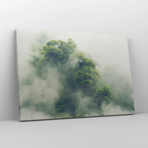 Cuadro sobre lienzo - Impresión de Imagen - Envuelto en niebla - 70x50 cm