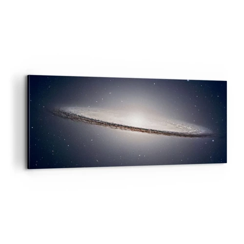 Cuadro sobre lienzo - Impresión de Imagen - Érase una vez en una galaxia muy, muy lejana.... - 100x40 cm