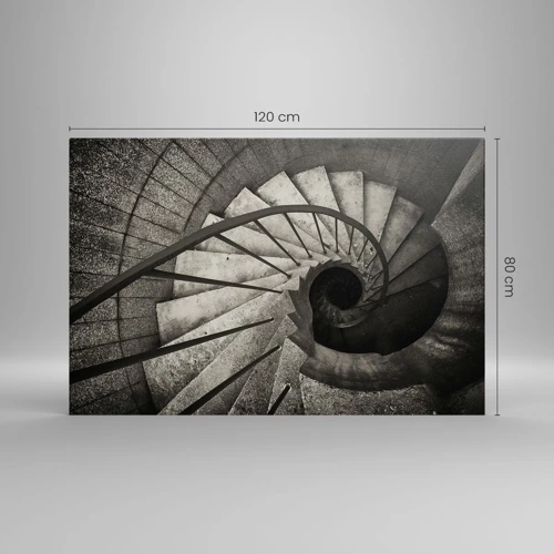 Cuadro sobre lienzo - Impresión de Imagen - Escaleras arriba, escaleras abajo - 120x80 cm