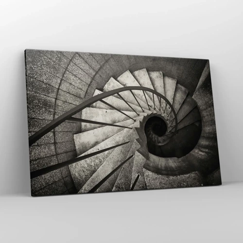 Cuadro sobre lienzo - Impresión de Imagen - Escaleras arriba, escaleras abajo - 120x80 cm