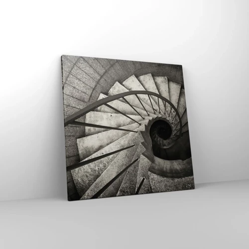 Cuadro sobre lienzo - Impresión de Imagen - Escaleras arriba, escaleras abajo - 50x50 cm