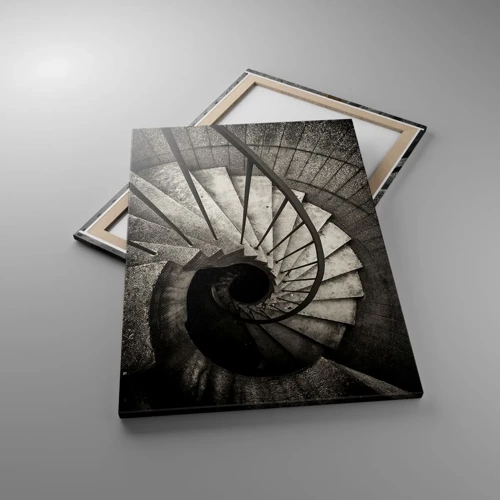 Cuadro sobre lienzo - Impresión de Imagen - Escaleras arriba, escaleras abajo - 70x100 cm