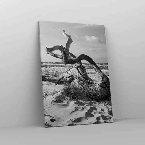 Cuadro sobre lienzo - Impresión de Imagen - Escultura marina - 50x70 cm