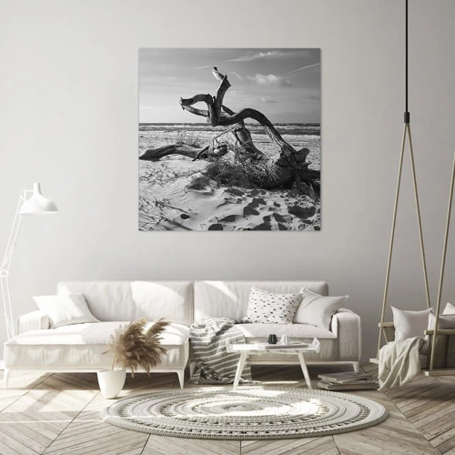 Cuadro sobre lienzo - Impresión de Imagen - Escultura marina - 70x70 cm