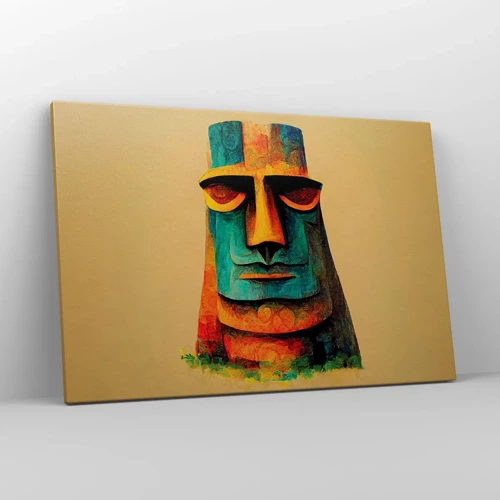 Cuadro sobre lienzo - Impresión de Imagen - Escultural, pero simpática - 120x80 cm