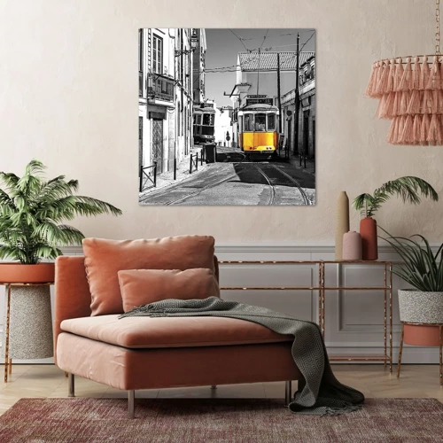 Cuadro sobre lienzo - Impresión de Imagen - Espíritu de Lisboa - 30x30 cm