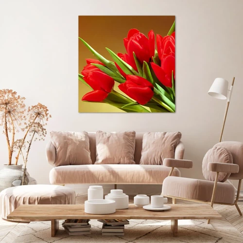 Cuadro sobre lienzo - Impresión de Imagen - Estallido de alegría primaveral - 50x50 cm