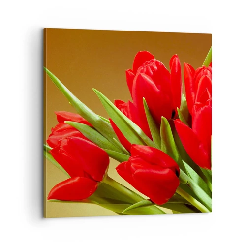 Cuadro sobre lienzo - Impresión de Imagen - Estallido de alegría primaveral - 60x60 cm