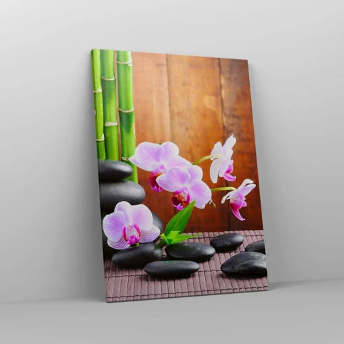 Cuadro sobre lienzo - Impresión de Imagen - Experimente los placeres de Oriente - 50x70 cm