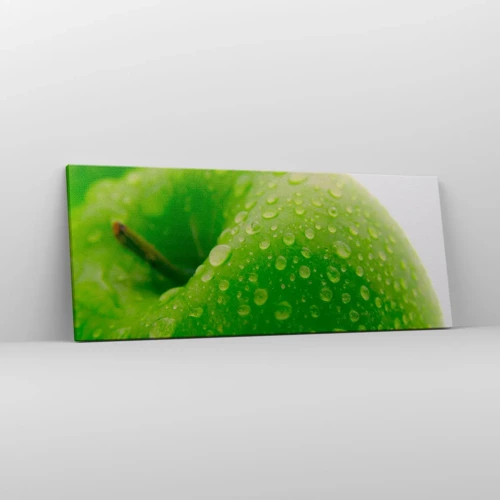 Cuadro sobre lienzo - Impresión de Imagen - Frescor verde - 100x40 cm