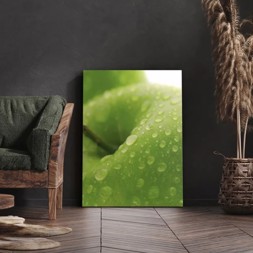 Cuadro sobre lienzo - Impresión de Imagen - Frescor verde - 50x70 cm