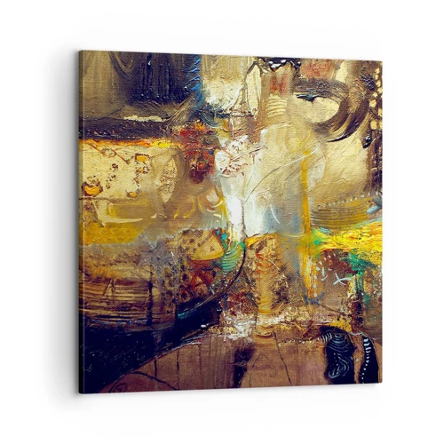 Cuadro sobre lienzo - Impresión de Imagen - Frío, templado, caliente - 60x60 cm
