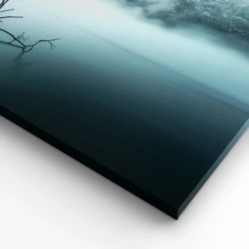 Cuadro sobre lienzo - Impresión de Imagen - Fuera del agua y de la niebla - 90x30 cm