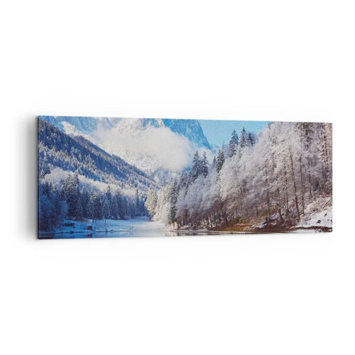 Cuadro sobre lienzo - Impresión de Imagen - Guardia de nieve - 140x50 cm