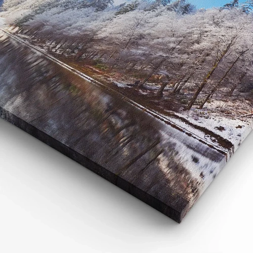 Cuadro sobre lienzo - Impresión de Imagen - Guardia de nieve - 140x50 cm