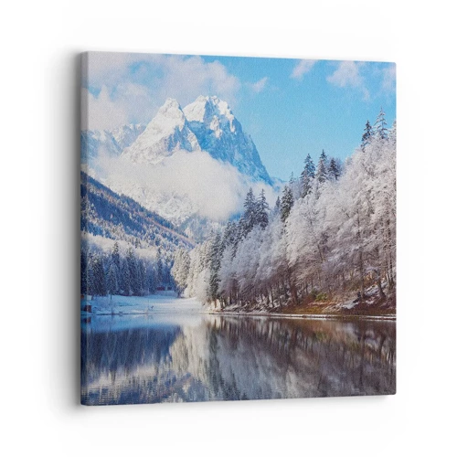Cuadro sobre lienzo - Impresión de Imagen - Guardia de nieve - 30x30 cm