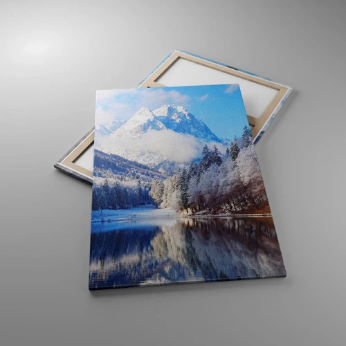 Cuadro sobre lienzo - Impresión de Imagen - Guardia de nieve - 80x120 cm