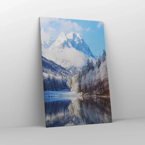 Cuadro sobre lienzo - Impresión de Imagen - Guardia de nieve - 80x120 cm