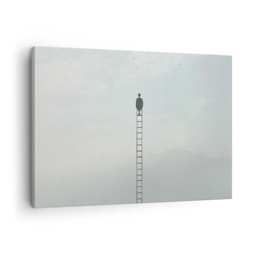 Cuadro sobre lienzo - Impresión de Imagen - Hacia lo más alto - 70x50 cm