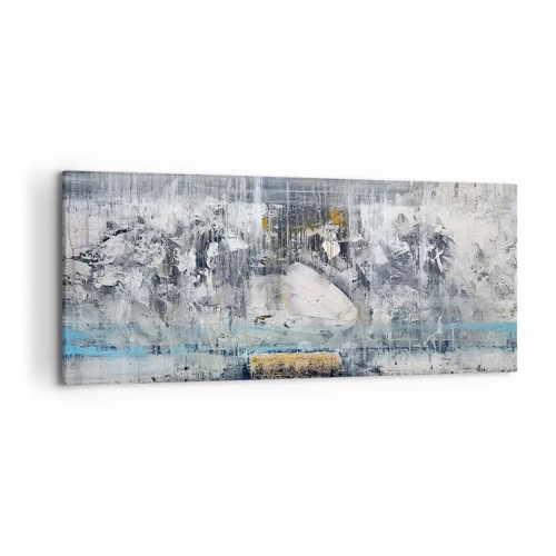 Cuadro sobre lienzo - Impresión de Imagen - Hielo abstracto - 120x50 cm