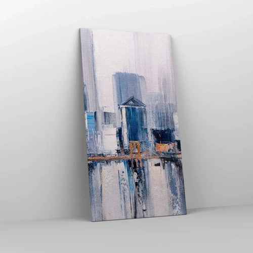 Cuadro sobre lienzo - Impresión de Imagen - Impresión neoyorquina - 65x120 cm