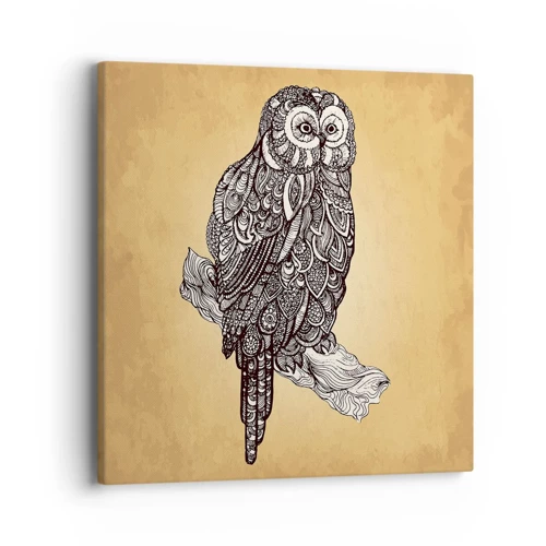 Cuadro sobre lienzo - Impresión de Imagen - Intrincados ornamentos de sabiduría - 40x40 cm