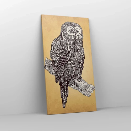 Cuadro sobre lienzo - Impresión de Imagen - Intrincados ornamentos de sabiduría - 65x120 cm