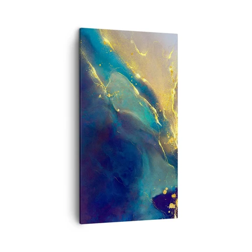 Cuadro sobre lienzo - Impresión de Imagen - Inundación dorada - 45x80 cm